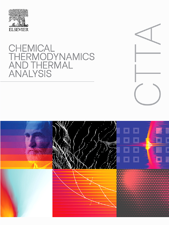 Go to journal home page - Chemical Thermodynamics and Thermal Analysis